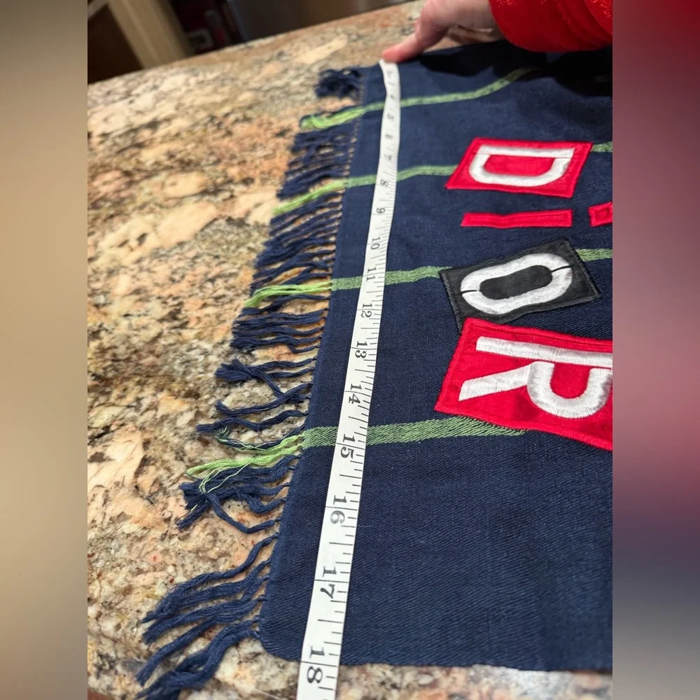 Christian Dior by John Galliano rare pashmina & silk scarf
